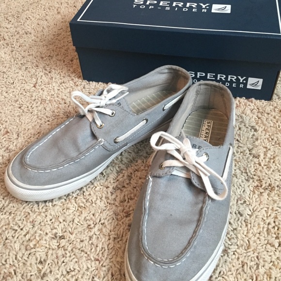 light gray sperry top-sider