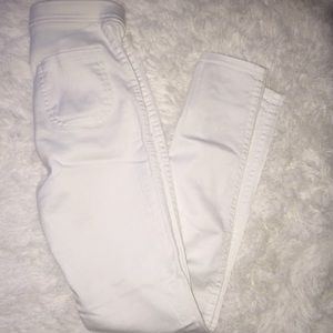 American apparel easy white jeans in small.