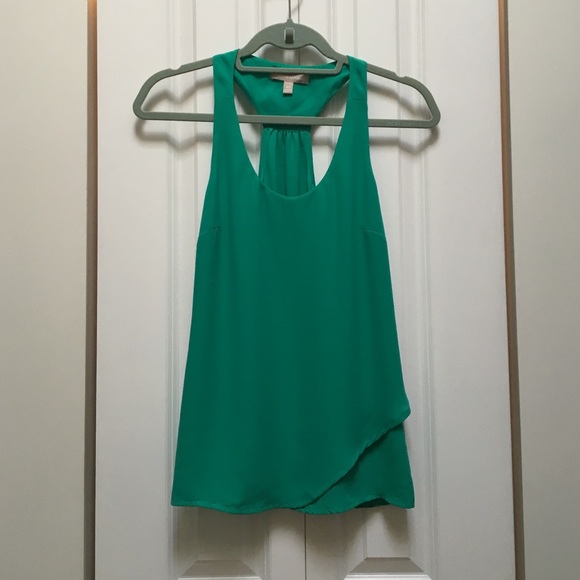 Sleeveless Teal T-strap Blouse