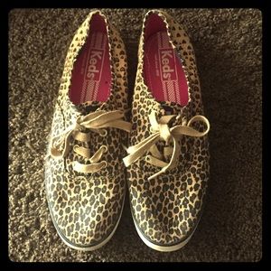 Keds leopard shoes