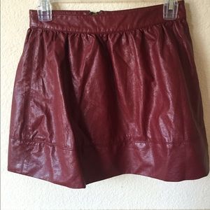 Leather Skirt