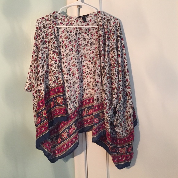 BOHO FLORAL CARDIGAN