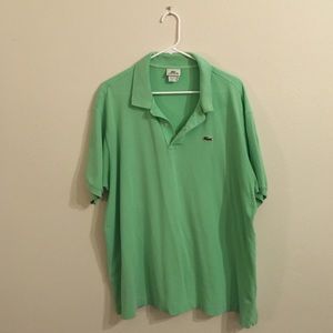 Men's L (8) Lime Green Lacoste Polo