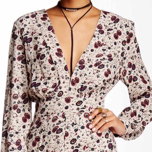 HP🎉NWT Free People Printed Jumpsuit - Picture 2 of 4