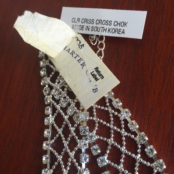 Sold: Charter Club Silver Choker Necklace - Picture 2 of 3