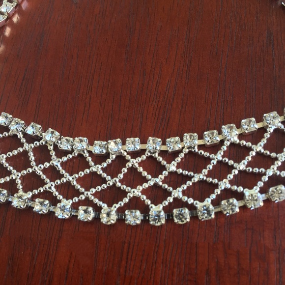 Sold: Charter Club Silver Choker Necklace - Picture 3 of 3