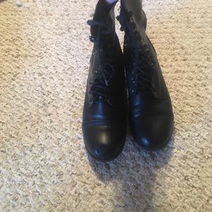 Black Combat Boots