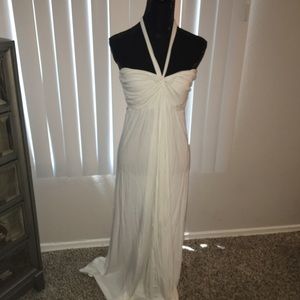 Victoria secret white halter dress