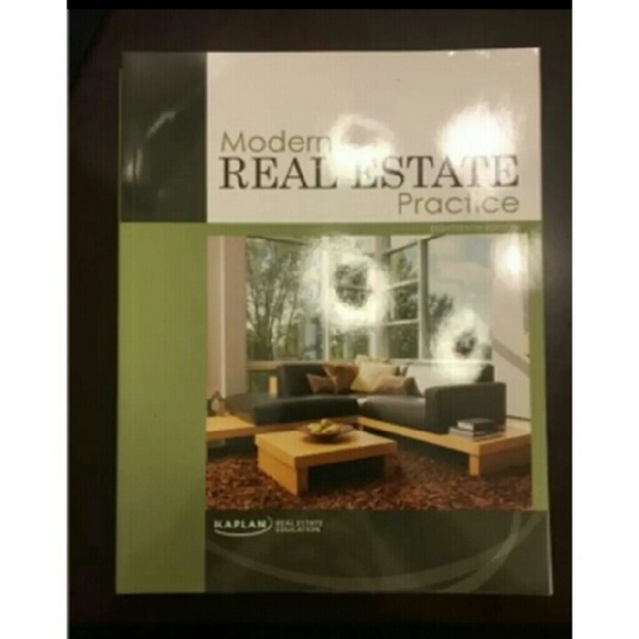 New modern real estate practice class school book.