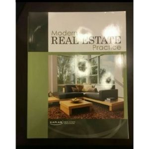 New modern real estate practice class school book.