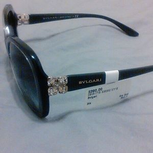 Large "posh style" Bvlgari glasses w/ Swarovski
