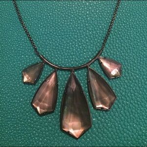 Kendra Scott Rhyan Necklace in Gunmetal