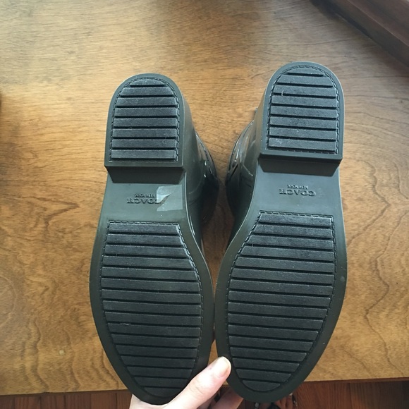SOLD Coach rain boots - Picture 3 of 3