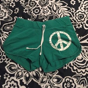 🌸Green Peace Athletic Booty Shorts🌸