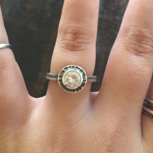 Silpada Sterling Silver "Say I Do" Ring