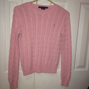 baby pink Ralph Lauren sweater