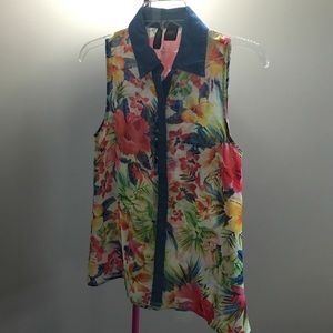 Tank top button down