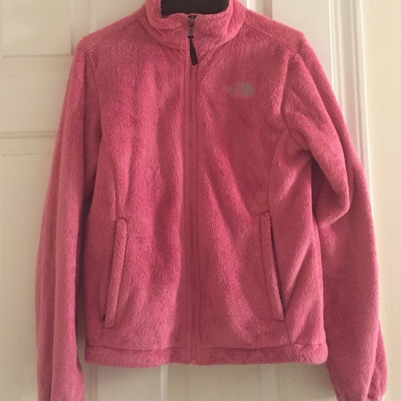 Fuzzy pink northface