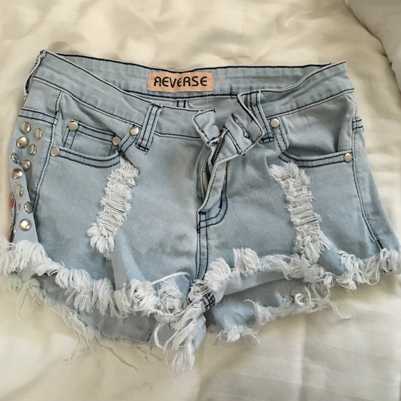 High waisted shorts.