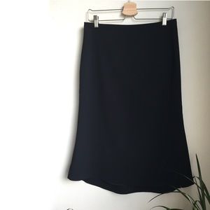 Express Black Midi Skirt