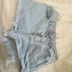 High waisted shorts