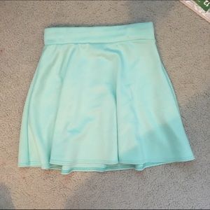 High waisted skater skirt