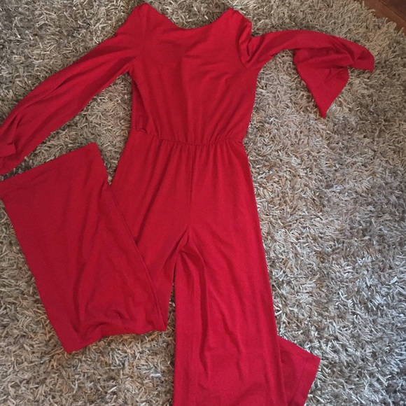 Gorgeous Ruby Red H&M Jumpsuit - NWT never worn