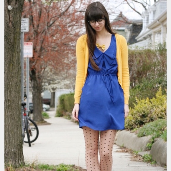 BeBop Bow Chartreuse Green Summer Dress - Picture 2 of 5