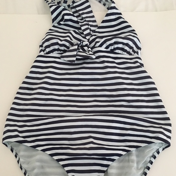 Pez D'Or Striped Maternity Swimsuit Size M