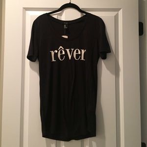 Forever 21 black tshirt