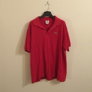 Men's L (7) Polo in Red