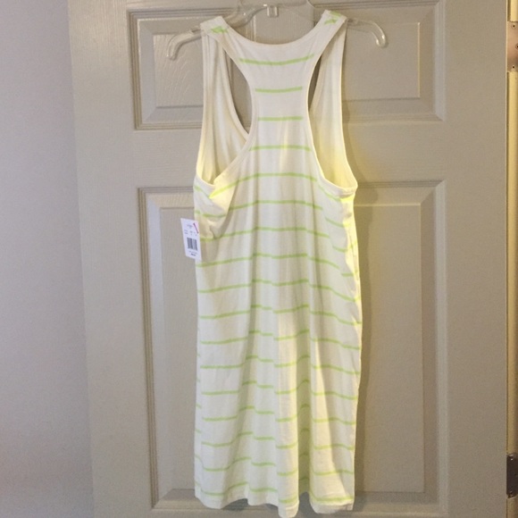 🎉🎉NWT cream and green stripe dress - Picture 2 of 2