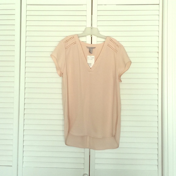 HM Peach Blouse
