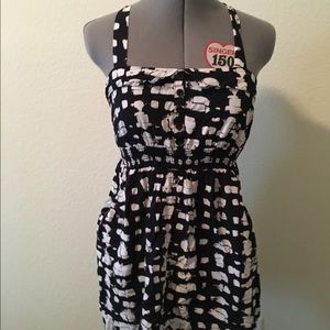 Black and white dress