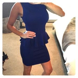 Topshop Purple Peplum Dress 💜 only worn once!