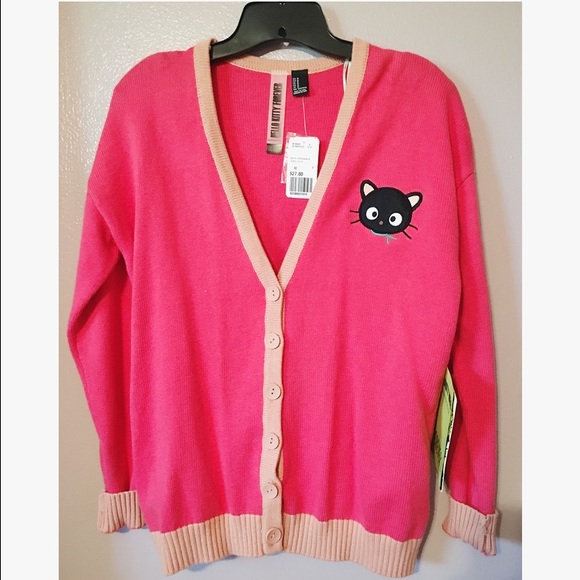 NWT Forever 21 x Hello Kitty "Chococat" Cardigan