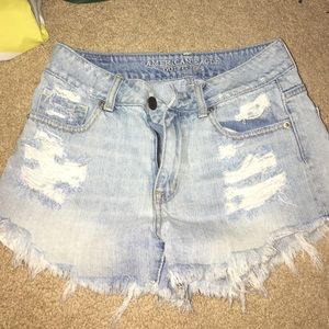 American Eagle hi rise festival shorts