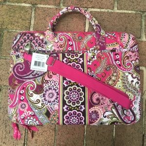 Vera Bradley Laptop Portfolio, Very Berry Paisley