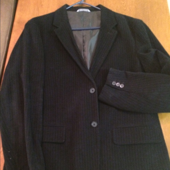 Men's Large Gap pinstripe Black blazer