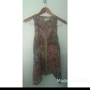 Buffalo Sheer Crepe Tank top