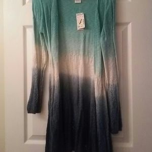 Blue faded cardi