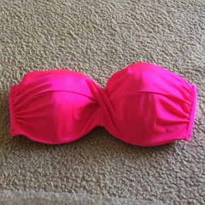 Bright Pink Victoria's Secret Bandeau Top 36D