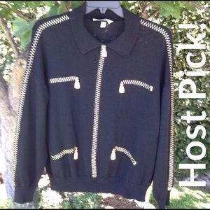 ST JOHN KNIT PULLOVER SWEATER L ST JOHN KNIT PULLOVER SWEATER L