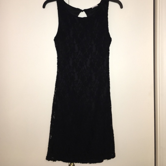 Lace little black dress