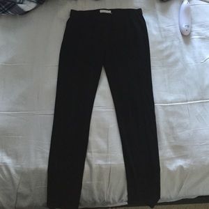 black full length leggings