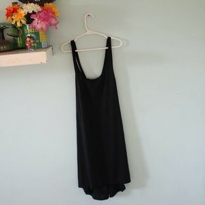 black high low dress