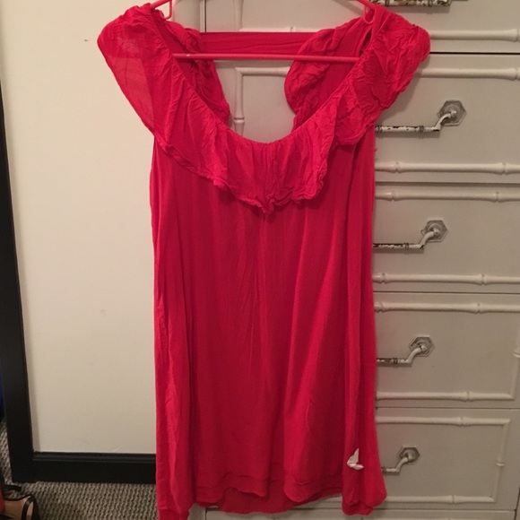 Red summer dress