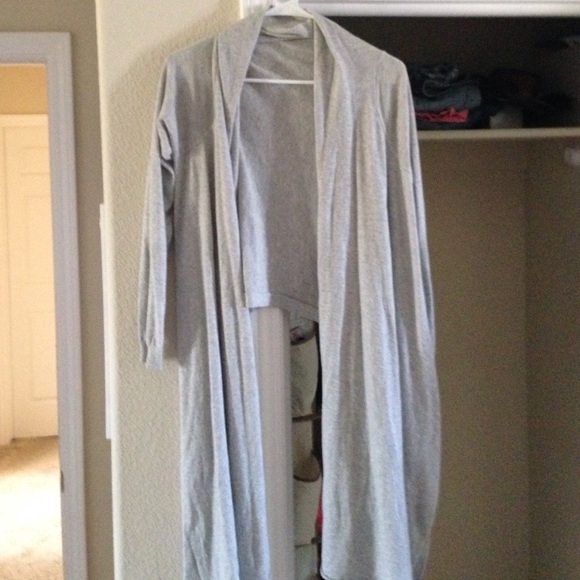 Long grey sweater