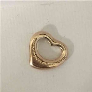 Tiffany and co 750 gold heart
