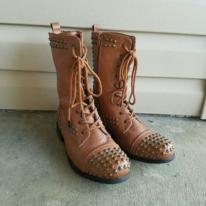 Studded Combat boots